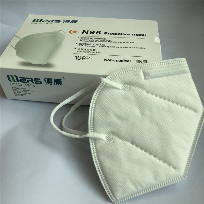 Personal Disposable N95 Folding Half Face Mask